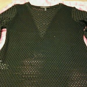 BCBG MaxAzria mesh top